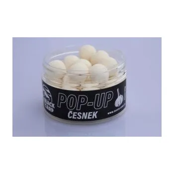 Boilies Black Carp Plovoucí boilies POP-UP Česnek 15mm 50gr