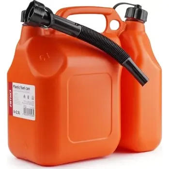 Kanystr AMIO Kanystr na benzín dvoukomorový plastový 6L + 2,5L