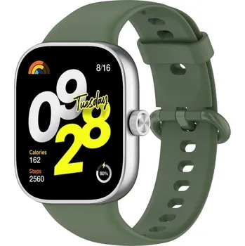 Příslušenství k chytrým hodinkám VSECHNONAMOBIL 101530 SILICONE Vyměnitelný řemínek pro Xiaomi Redmi Watch 5 tmavě zelený