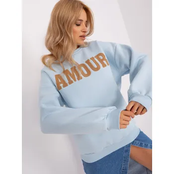 Dámská mikina My Red Lips Dámská mikina EM-BL-617-10.71 Barva: Modrá - světle, Velikost: UNI
