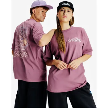 DECATHLON Unisex tričko | Fluid Dynamics M FIALOVÁ