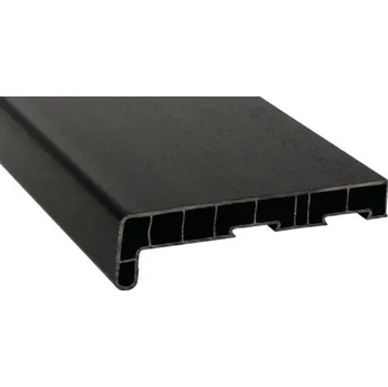 Parapet Parapet na míru PVC vnitřní s nosem Schocobraun 887505 17/40x530 mm, délka na přání 500-5000 mm