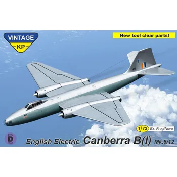 Plastikový model 1:72 English Electric Canberra B(I) Mk.8/12 (Vintage KP)