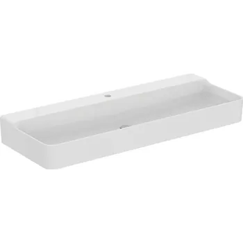 Umyvadlo Ideal Standard Conca - Nástěnné umyvadlo 1200 mm, broušené, bez přepadu, IdealPlus, bílá T3842MA