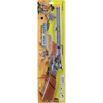 Puška na kapsle na 8 ran dětská kapslovka s odznakem šerifa