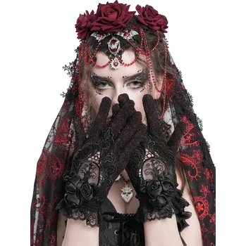 Cyklistické rukavice rukavice DEVIL FASHION - Gothic