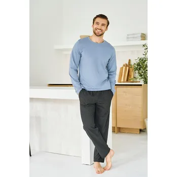 Pánská móda Taro Lorenzo pyžamo 3474 délka/r M-2XL Z25/26 pánské džínovina XXL