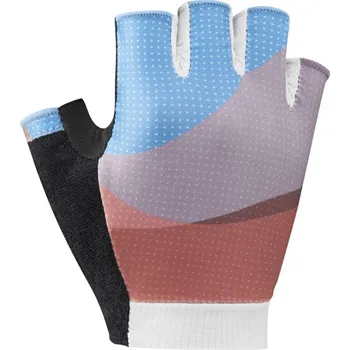 cyklistický dres Rukavice dámské Shimano SUMIRE modro/oranžové L