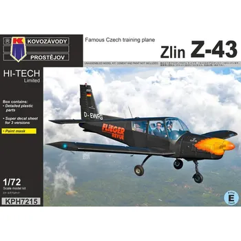 Plastikový model 1:72 Zlin Z-43 (HI-TECH Limited)