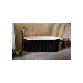 Vana Besco Giuliana vana volně stojící 170 x 80 cm sifon černá barva černá VANGIU170BWNB