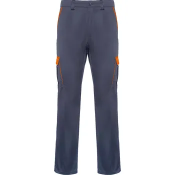 Roly Pracovní kalhoty Trooper Barva: modrošedá/oranžová (2331), Velikost: 44