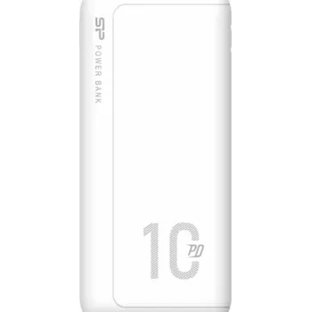 Powerbanka SILICON POWER QP15 Powerbank Externí baterie 10000 mAh 2x USB QC 3.0 1x USB-C PD (SP10KMAPBKQP150W) Bílá