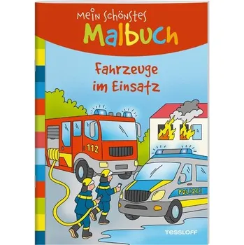 První čtění Mein schönstes Malbuch. Fahrzeuge im Einsatz - Corina Beurenmeister