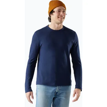 Pánské tričko Pánské trekkingové tričko Longsleeve Smartwool Perfect Crew deep navy