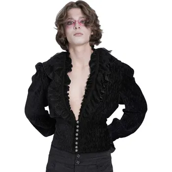 Pánské tričko tričko gothic and punk pánské - Black - DEVIL FASHION - SHT13301