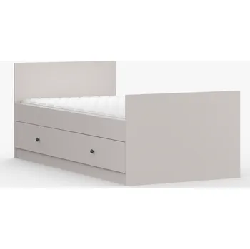 Postel ArtIdz Postel ELFI II s roštem | kašmír 90 x 200 cm Barva: Šedé úchytky