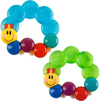 Baby Einstein Kousátko plněné vodou Teether-pillar™ modrá 3m+