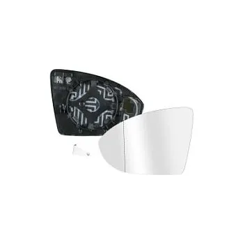 Auto zrcátko Sklo levého zpětného zrcátka VOLKSWAGEN TOURAN | 2015 a výše | vyhřívané | chromové | asférické | TAIWAN |