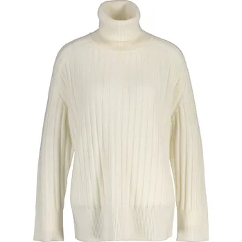 Dámský svetr ROLÁK GANT WOOL RIBBED TURTLENECK CREAM