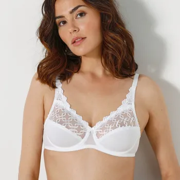 Podprsenka Triumph Podprsenka z vyšívaného tylu Letizia Triumph®, s kosticemi bílá 95C