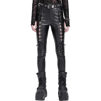 Dámské kalhoty kalhoty dámské DEVIL FASHION - Black - PT271 - XXL