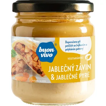 Hotové jídlo Buon vivo Jablečný závin & jablečné pyré 180 g