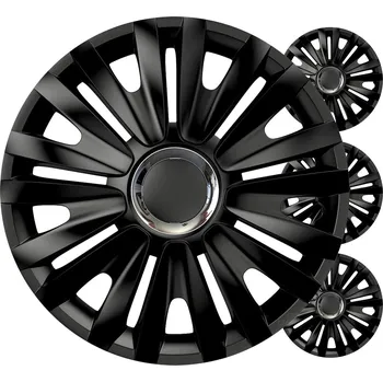 Poklice na kolo Poklice Royal 15” černá sada 4ks COLOR BOX