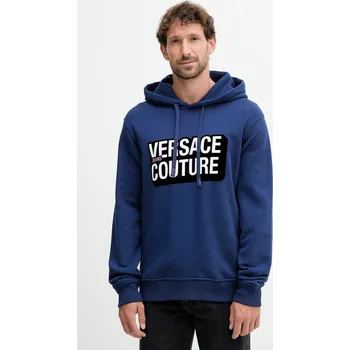 Pánské oblečení Bavlněná mikina Versace Jeans Couture 79GAIP05.CF07P námořnická modř 59X, vel. XXL