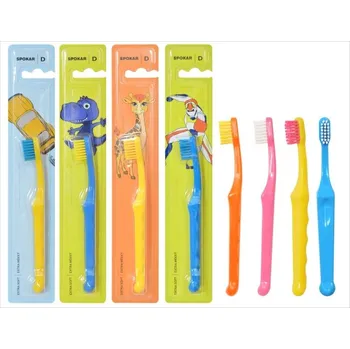 Zubní kartáček Spokar 3432 dětský zubní kartáček do 6 let, extra měkký