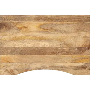 Konferenční stolek vidaXL Stolní deska s výřezem 100x60x2,5 cm masivní hrubý mangovník [370201]