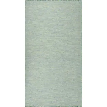 Koberec vidaXL Venkovní hladce tkaný koberec 80x150 cm tyrkysová