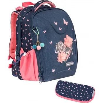 Školní batoh Školní aktovka Belmil 338-82 Sturdy Beautiful Flowers (set s penálem)