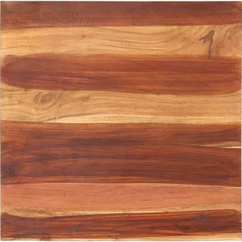Konferenční stolek vidaXL Stolní deska masivní akáciové dřevo 25–27 mm 70 x 70 cm [285995]
