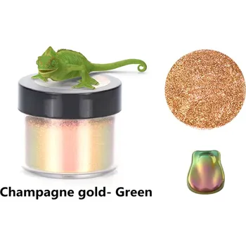 PourArt Metalický prášek Chameleon Champagne Gold Green OS9106 5g