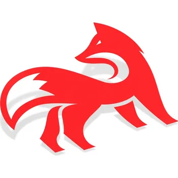 Samolepicí dekorace na vozidlo Samolepka Liška - 7x5,9