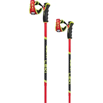 Sjezdová hůlka Leki Venom GS 3D - bright red/black/neonyellow 135