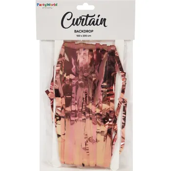 Balónek Party závěs fóliový rose gold