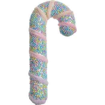 Vánoční ozdoba Vánoční ozdoba cukrová hůlka Candy Cane pastelová S – 20 cm
