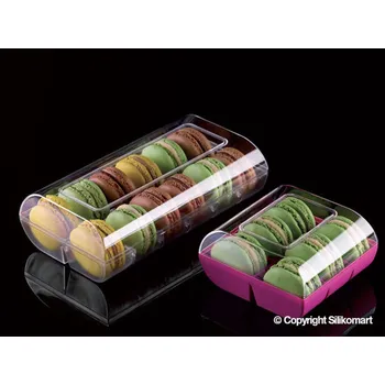 Podložka na pečení Krabička na makronky Silikomart transparentní pro 12 makronek