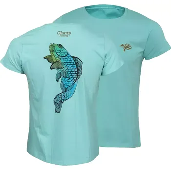 Dámské tričko Giants fishing Tričko dámské zelené Koi kapr - Giants fishing Tričko dámské zelené Koi kapr|vel. S