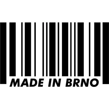 Samolepicí dekorace na vozidlo Samolepka Made in Brno - 10x5,9