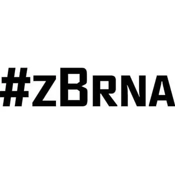 Samolepicí dekorace na vozidlo Samolepka #zBrna - 18x5