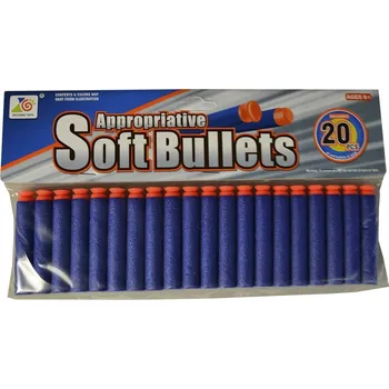 Dětská zbraň Náboje softové s přísavkou, 20 ks, 27 x 15 cm
