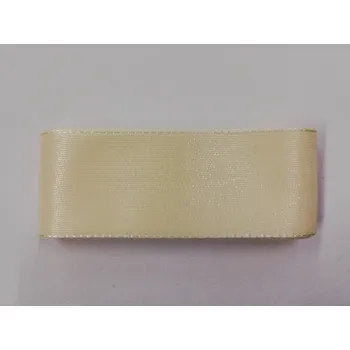 Stuha Taftová stuha 40mm - od 1m Barvy Stuhy: 201 - smetanová
