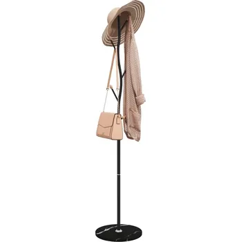 Věšák vidaXL Stojan na kabáty 177 cm práškově lakované železo [377092] Barva: Černá