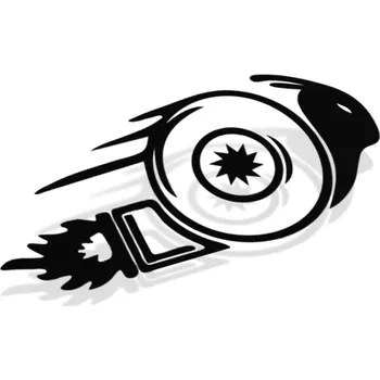 Samolepicí dekorace na vozidlo Samolepka Speedy snail - 10x4,5