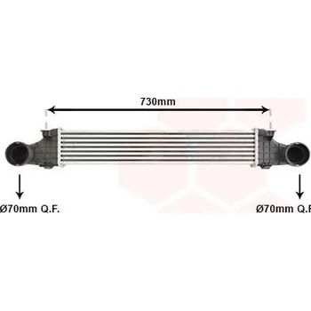 Chladič motoru Chladič turba VAN WEZEL 30004410