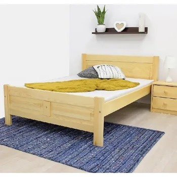 Postel Zvýšená postel z masivu Eliška 160x200 cm + rošt ZDARMA1