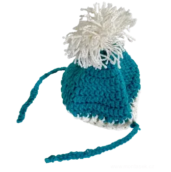 Obleček pro psa Háčkovaná zimní čepice pro psa, více barev (Potřeby pro malé psy)