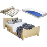 Postel LENA 90 x 200 cm + sendvičová matrace + rošt